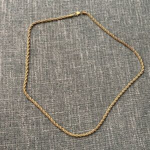 Gold Gods 18K Gold Plated 28inch Chain Heavy Fantastic Shape